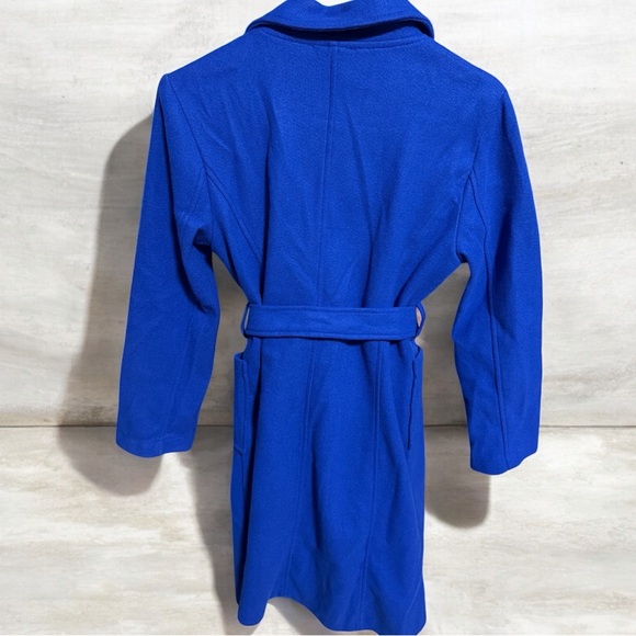 SHEIN Vibrant Blue Trench Coat - Picture 2 of 2
